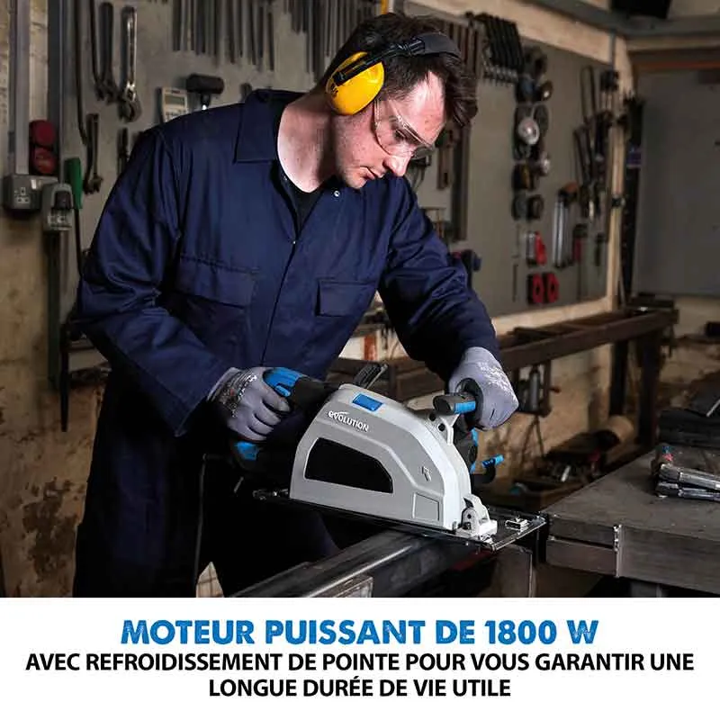 Scie circulaire 210mm Evolution S210CCS pour la découpe du métal