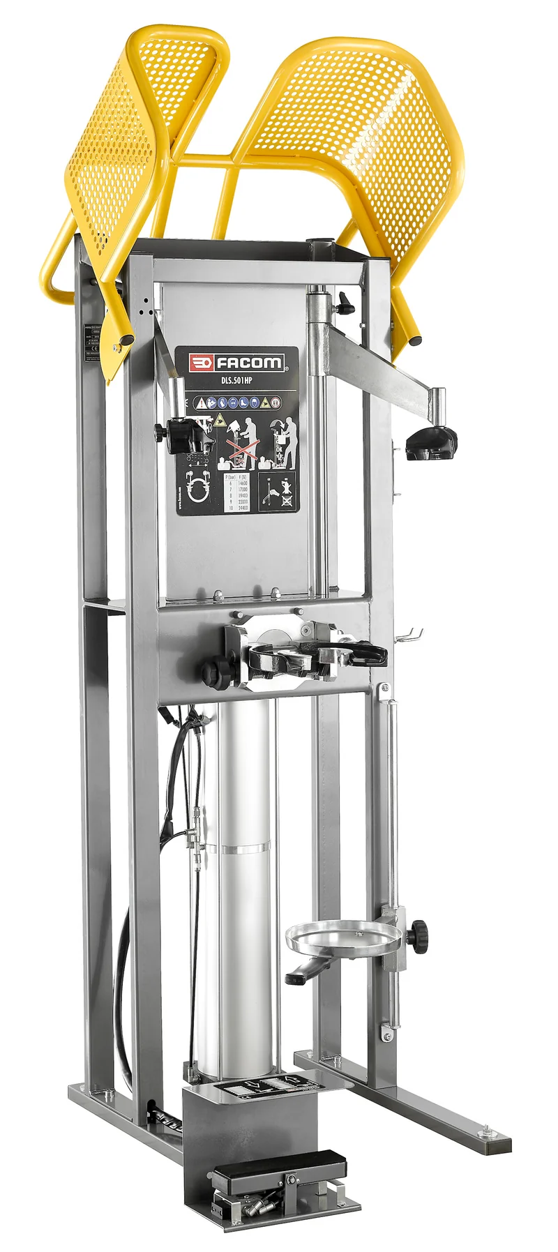 [DLS.501HPPF] Compresseur de ressorts pneumatique, 2,5 t