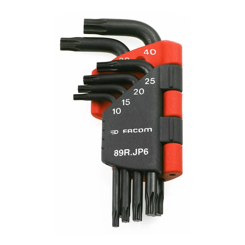[89R.JP6PF] Jeu de clés mâles coudées Torx® en étui