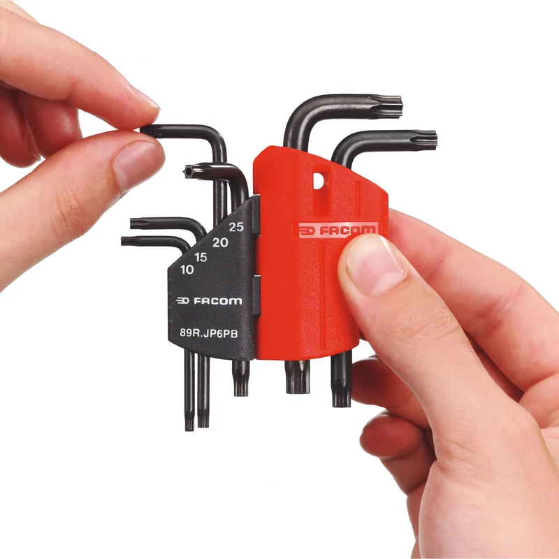 [89R.JP6PF] Jeu de clés mâles coudées Torx® en étui