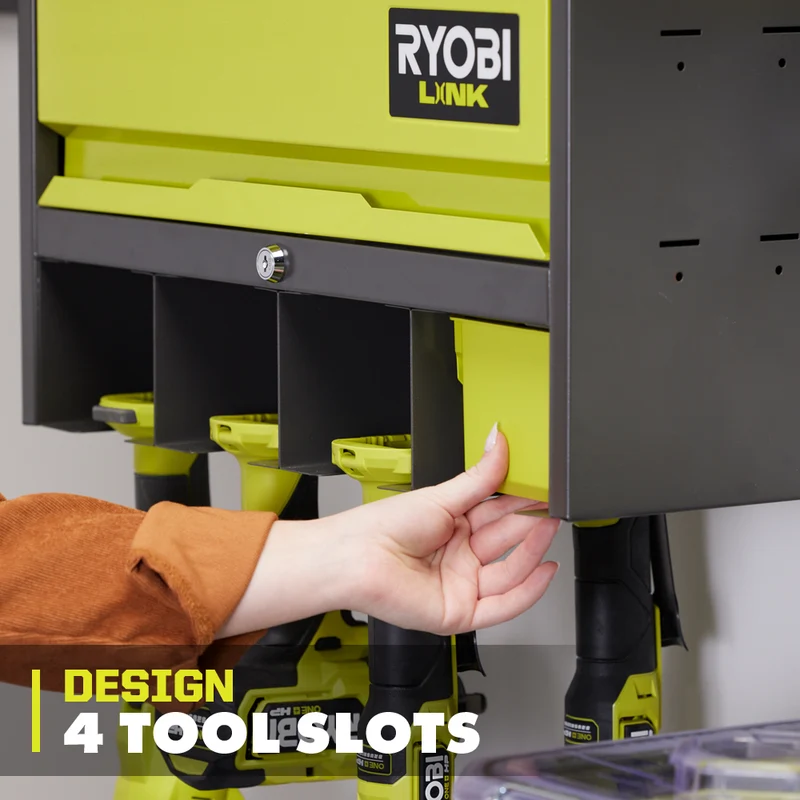 Lockable Tool Organizer Cabinet