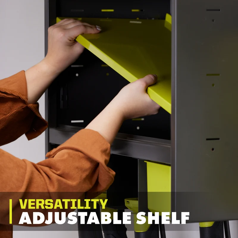 Lockable Tool Organizer Cabinet