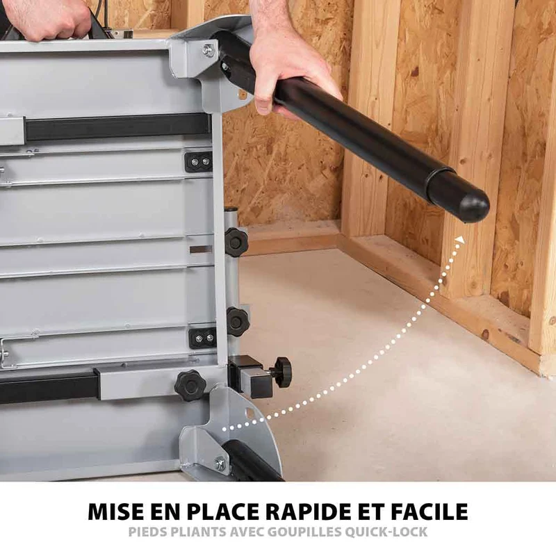 Support universel Evolution pour scie à tronçonner