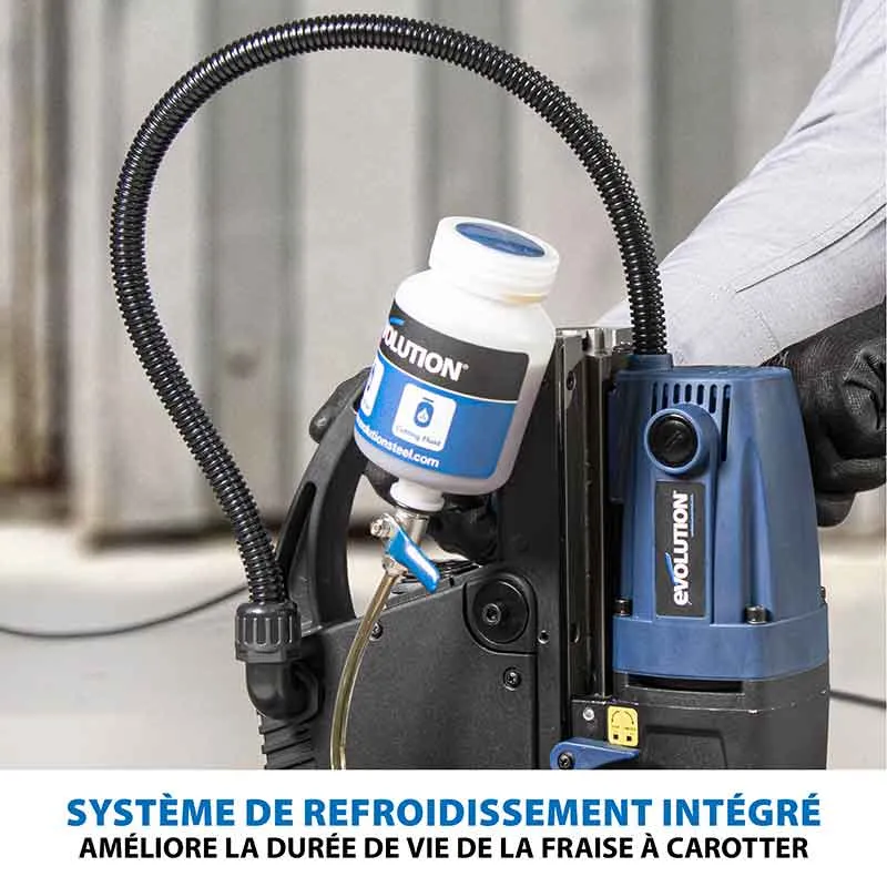 Perceuse magnétique industrielle 28mm Evolution S28MAG pour le travail du métal