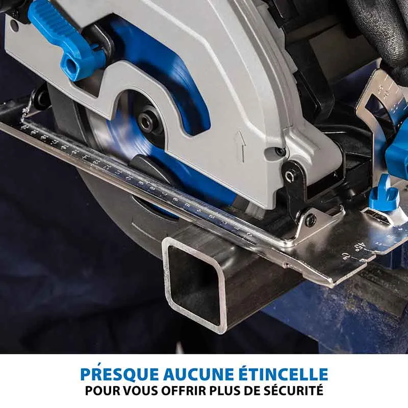 Scie circulaire 185mm Evolution S185CCSL pour la découpe du métal