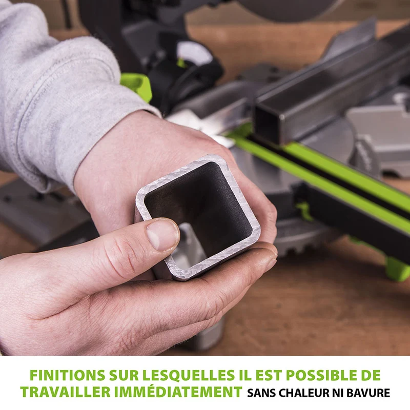 Scie à onglet électrique 255mm Evolution F255SMS avec lame multi-matériaux TCT