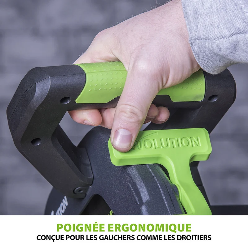 Scie à onglet électrique 255mm Evolution F255SMS avec lame multi-matériaux TCT