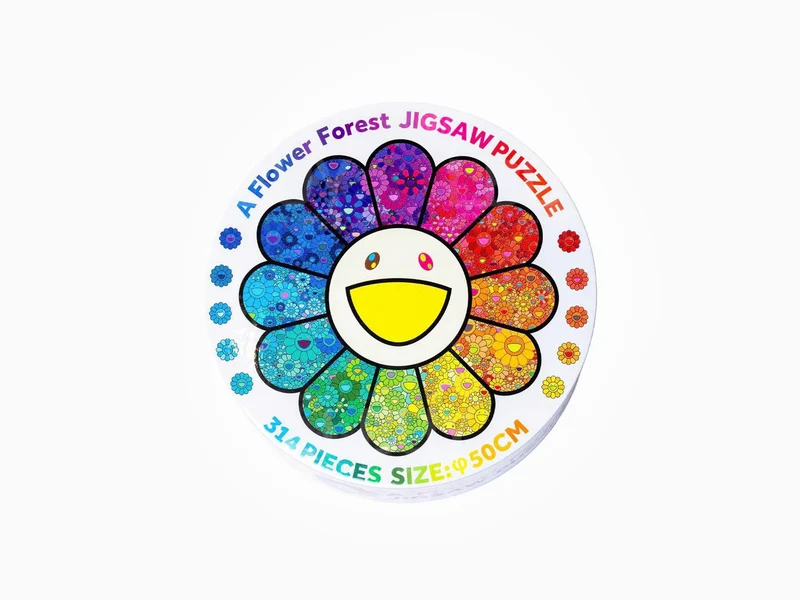 Takashi Murakami - Puzzle « Une forêt fleurie »