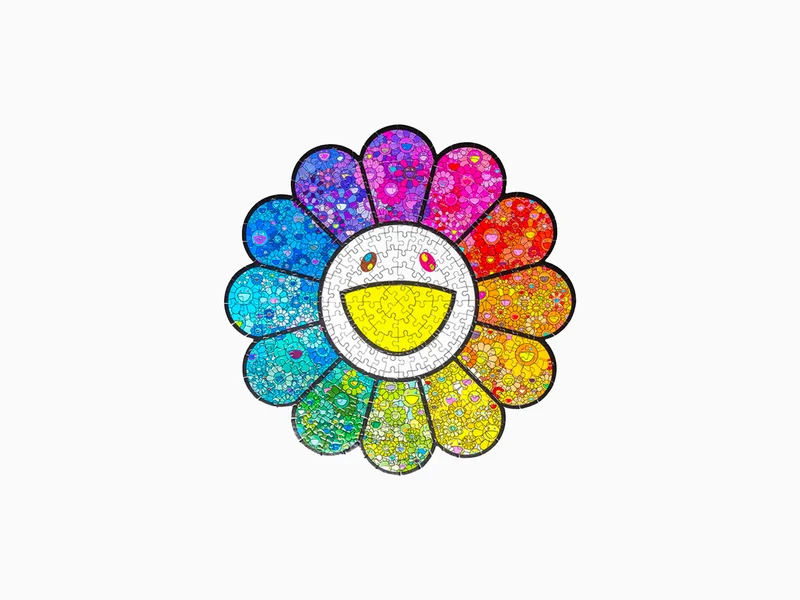 Takashi Murakami - Puzzle « Une forêt fleurie »