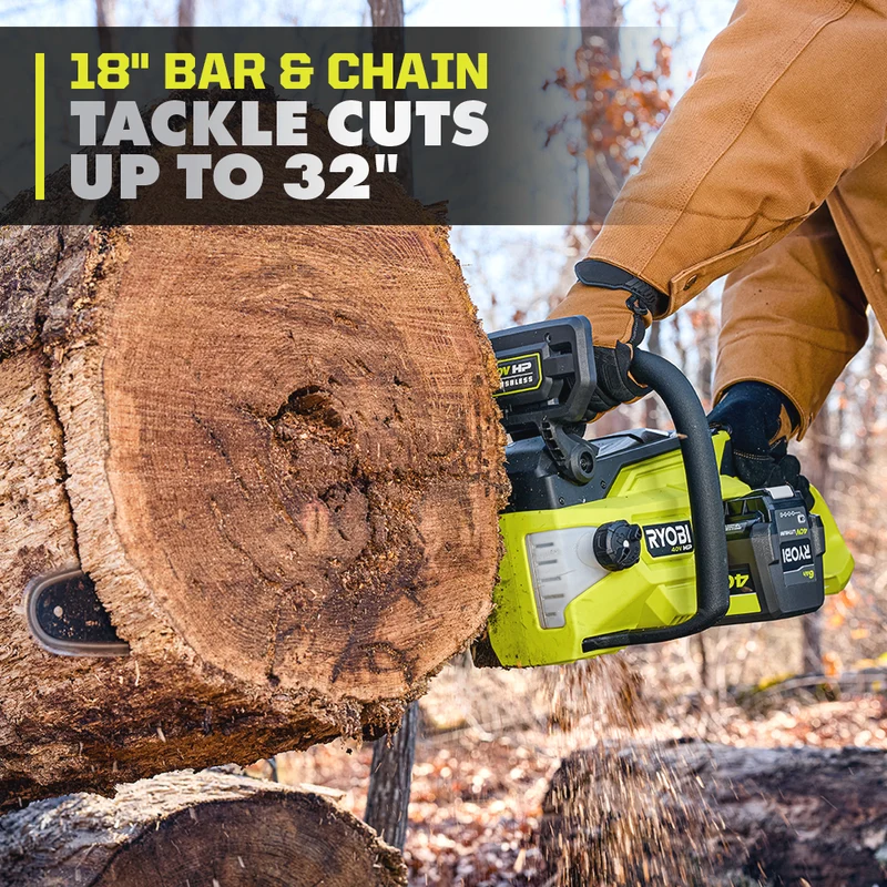 40V HP Brushless 18" Chainsaw Kit