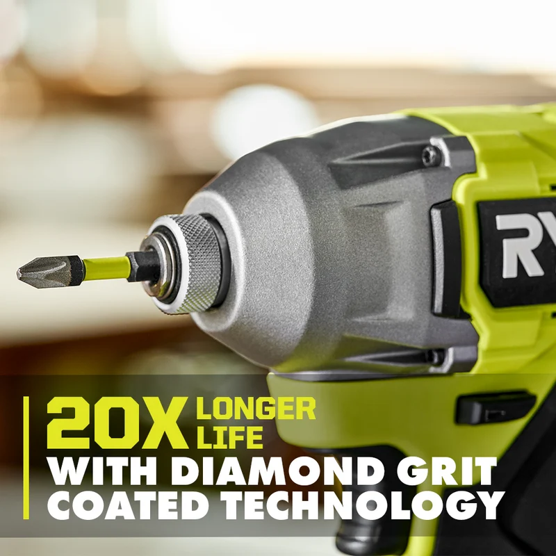 52 PC. Impact Driving Set with DIAMOND GRIT Bits