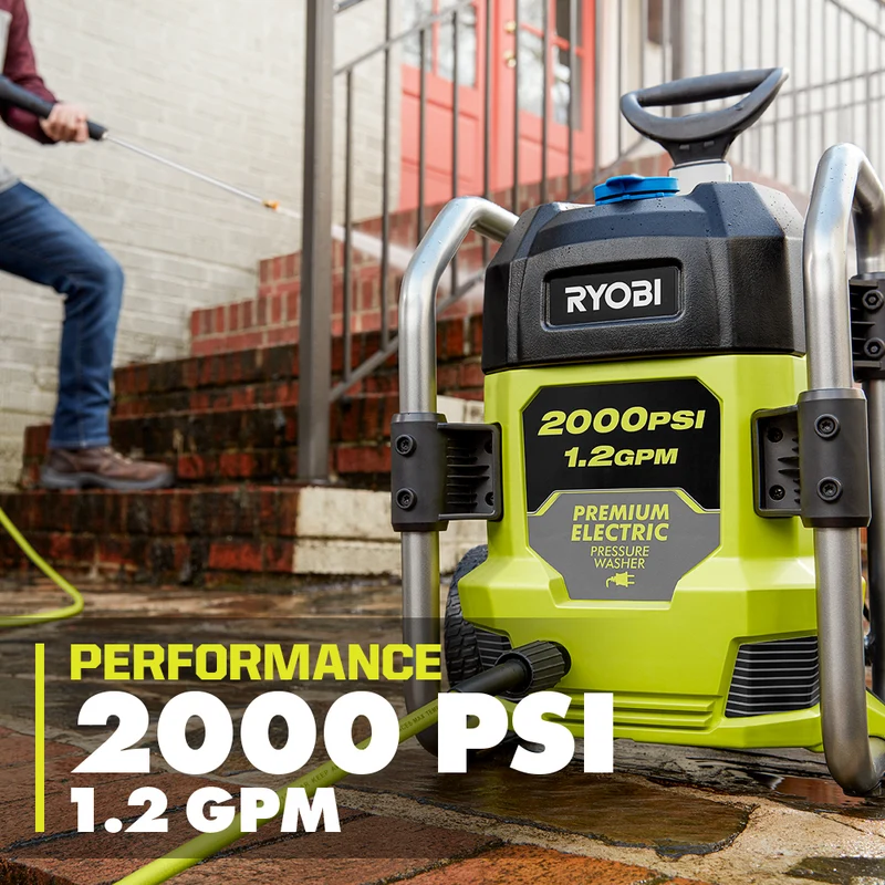 2000 PSI Electric Pressure Washer with Free 12" Electric Pressure Washer Surface Cleaner
