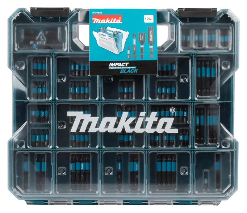Coffret embouts renforcés IMPACT BLACK 100pcs - E-24826 Makita