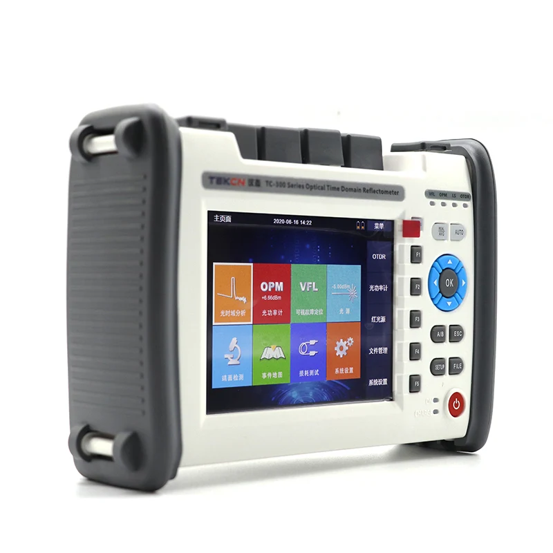 OTDR TEKCN TC-300 1310/1550nm 28/26dB SM OTDR with power meter and VFL