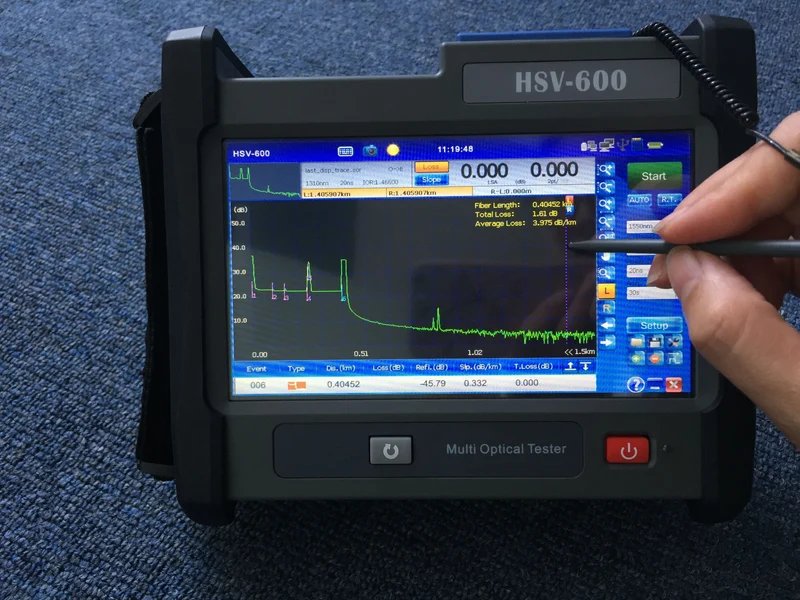 HSV-610 OTDR 1310/1550nm 32/30dB SM OTDR
