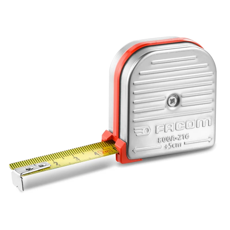 [800A.216PB] Mètre à ruban boitier inox 2 mètres