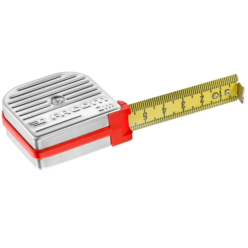 [800A.216PB] Mètre à ruban boitier inox 2 mètres