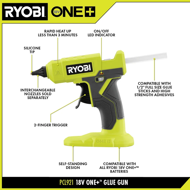 18V ONE+ Glue Gun