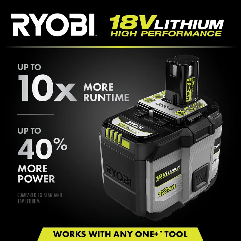 18V ONE+ 12Ah Lithium HIGH PERFORMANCE Battery