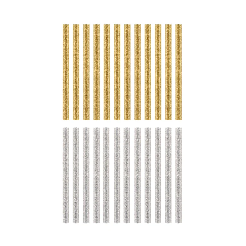 24 PC. Mini Glitter Glue Sticks