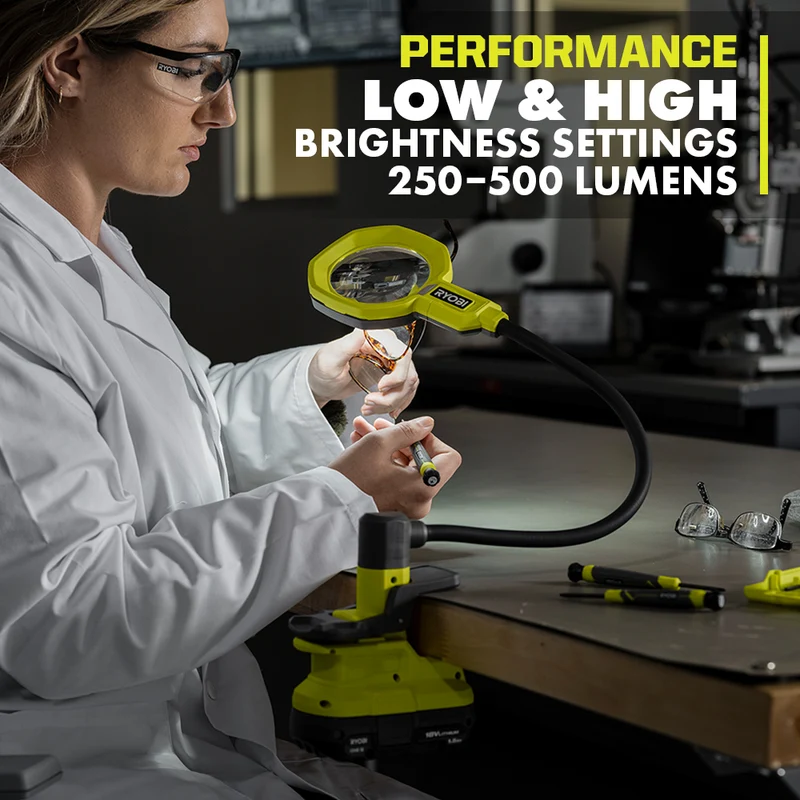 ONE+ 18V Magnifying Clamp Light Kit