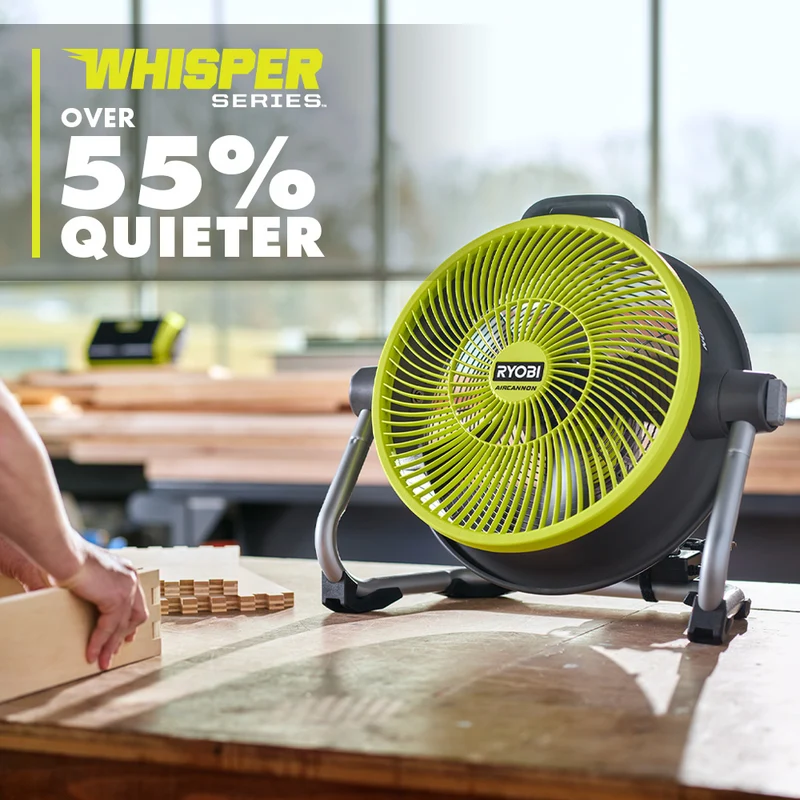 18V ONE+ Hybrid WHISPER SERIES 14" Air Cannon Fan Kit