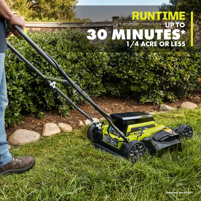40V 18" 2-IN-1 Push Mower Kit