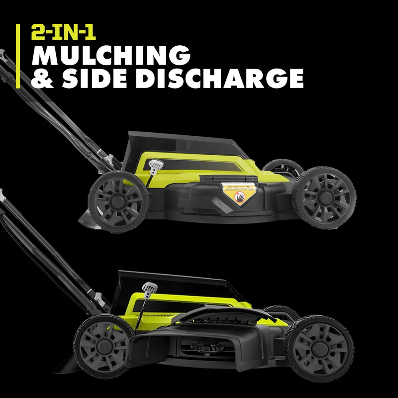 40V 18" 2-IN-1 Push Mower Kit