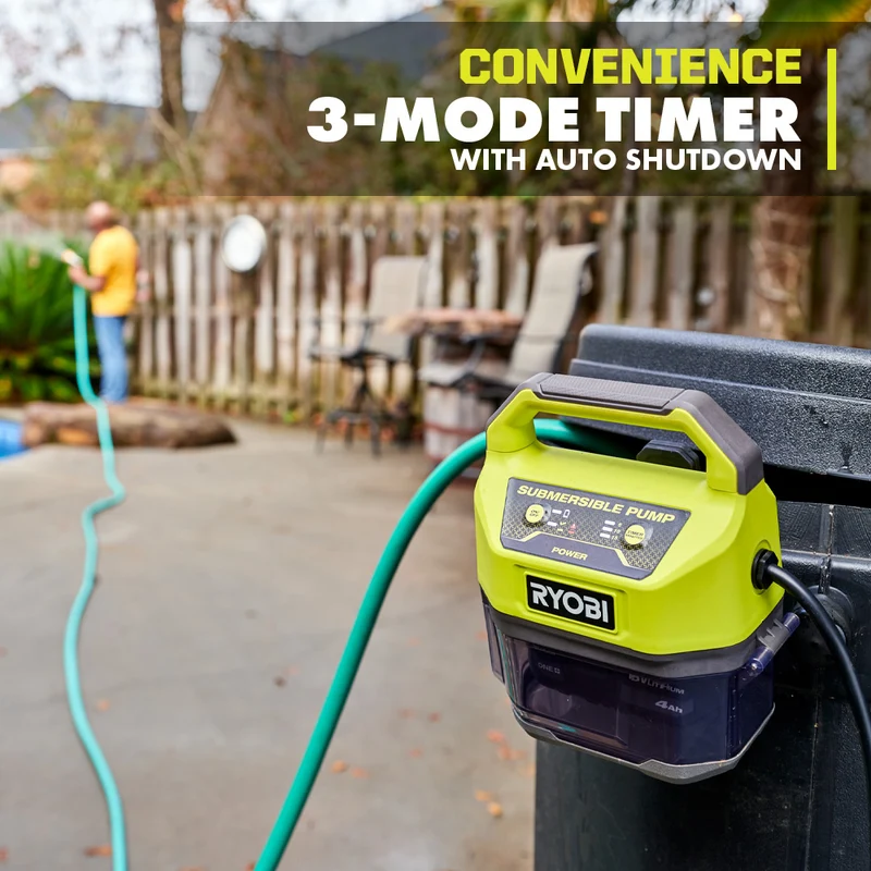 18V ONE+ 20 GPM Submersible Water Transfer Pump