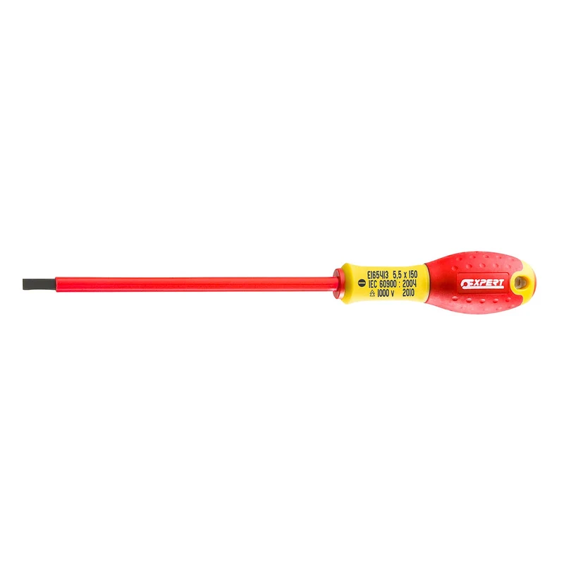[E165420] EXPERT - Tournevis isolé 1000 volts pour vis à fente