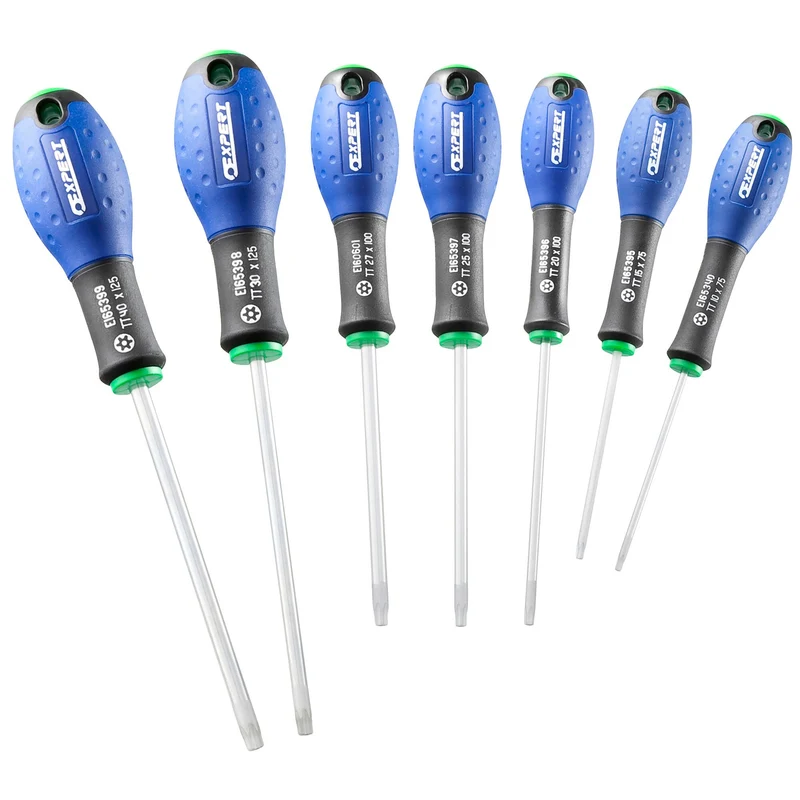 [E160909] Jeu de tournevis TamperTorx®, 7 pièces