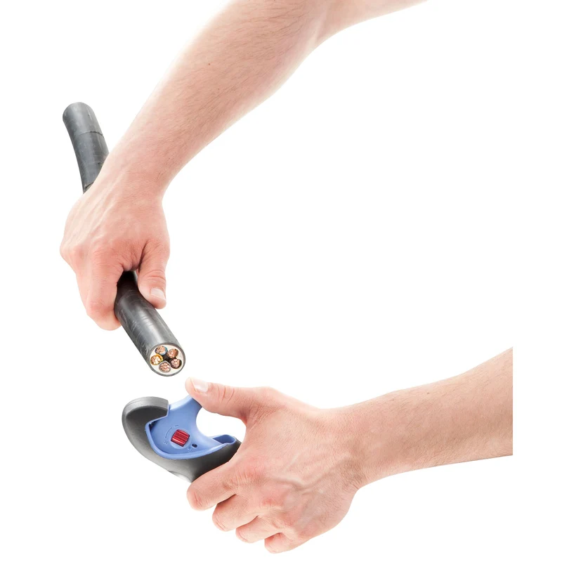 [872271PB] Outil à dégainer multifonctions à gâchette, lame auto-pivotante, capacité 4-28 mm