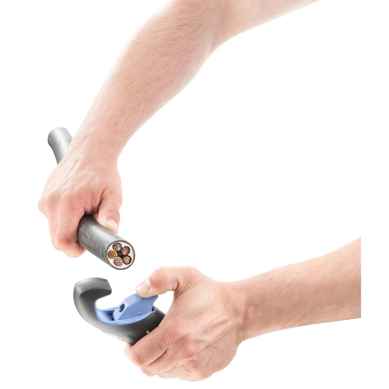 [872271PB] Outil à dégainer multifonctions à gâchette, lame auto-pivotante, capacité 4-28 mm