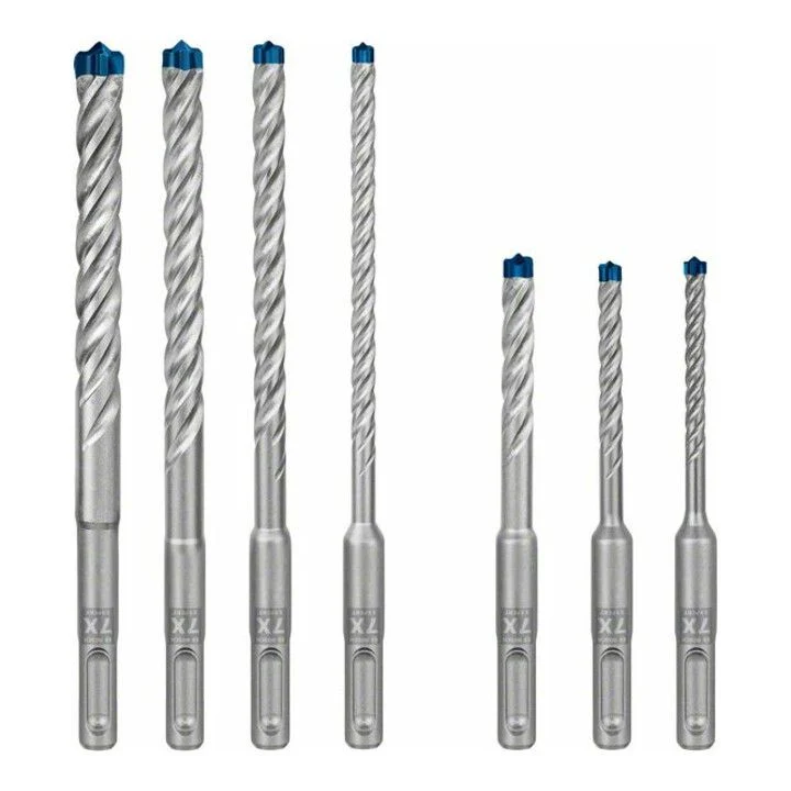 Foret pour perforateur Expert SDS plus-7X 5/6/6/8/8/10/12 mm 7 pces