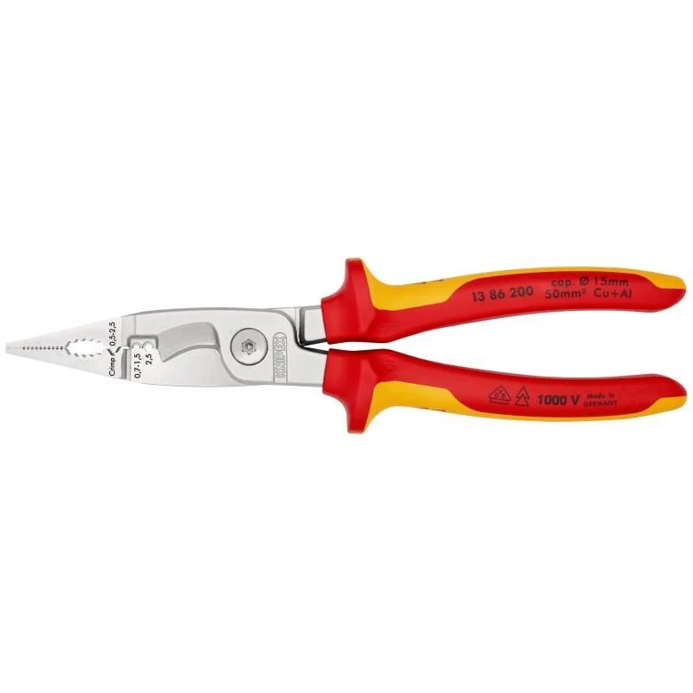 PINCE MULTIFONCTION ISOLEE 1000V - 13 86 200 KNIPEX
