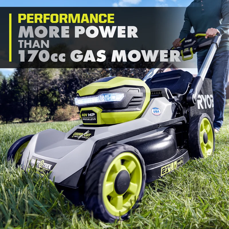 40V HP Brushless 21" Self-Propelled Multi-Blade Mower