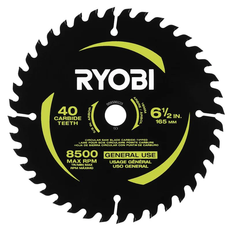 6-1/2" 40 Tooth Carbide-Tipped Blade