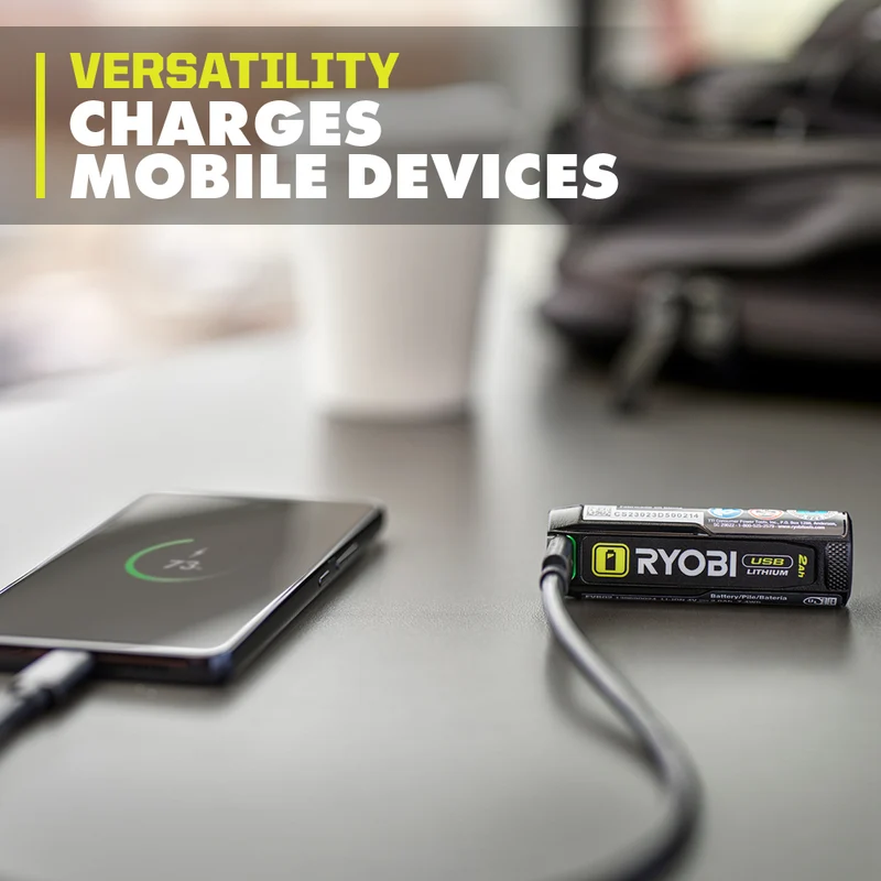 USB Lithium 2AH Lithium Rechargeable Battery