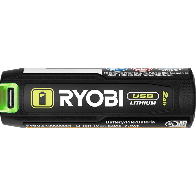 USB Lithium 2AH Lithium Rechargeable Battery