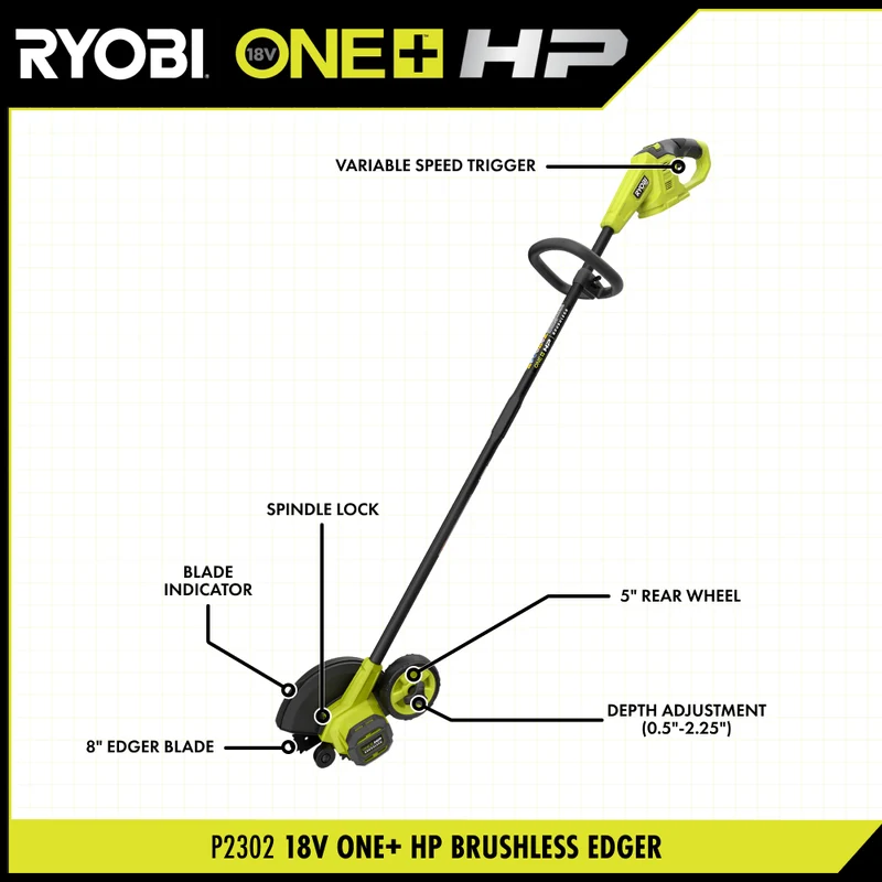 18V ONE+ HP Brushless Edger
