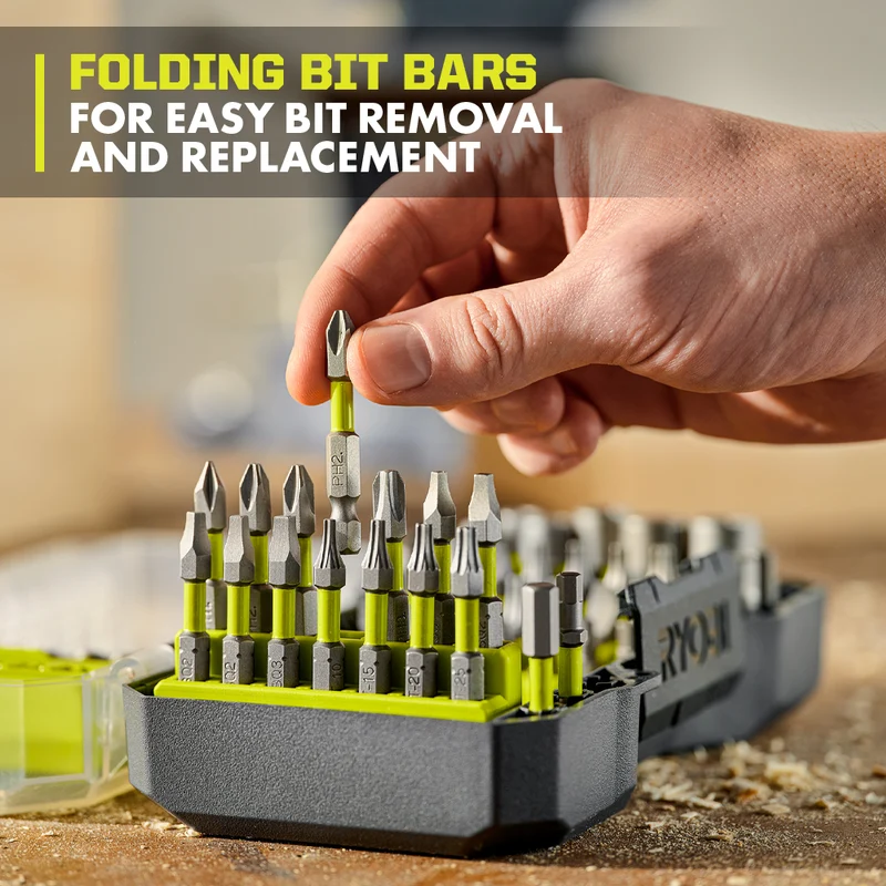 70 PC. Impact Rated Driving Bit Set