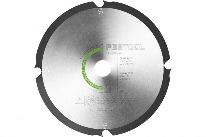 Lame de scie circulaire diamant ABRASIVE MATERIALS DIA 168x1,8x20 F4