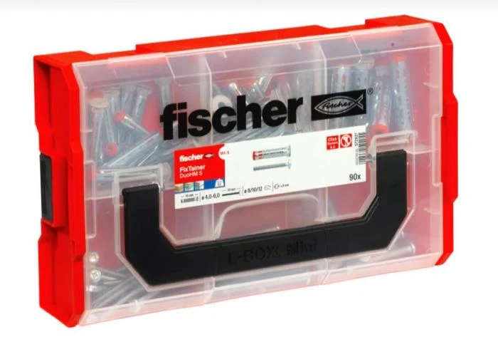 Coffret Fixtainer 45 chevilles du HM + 35 vis - 572927 FISCHER