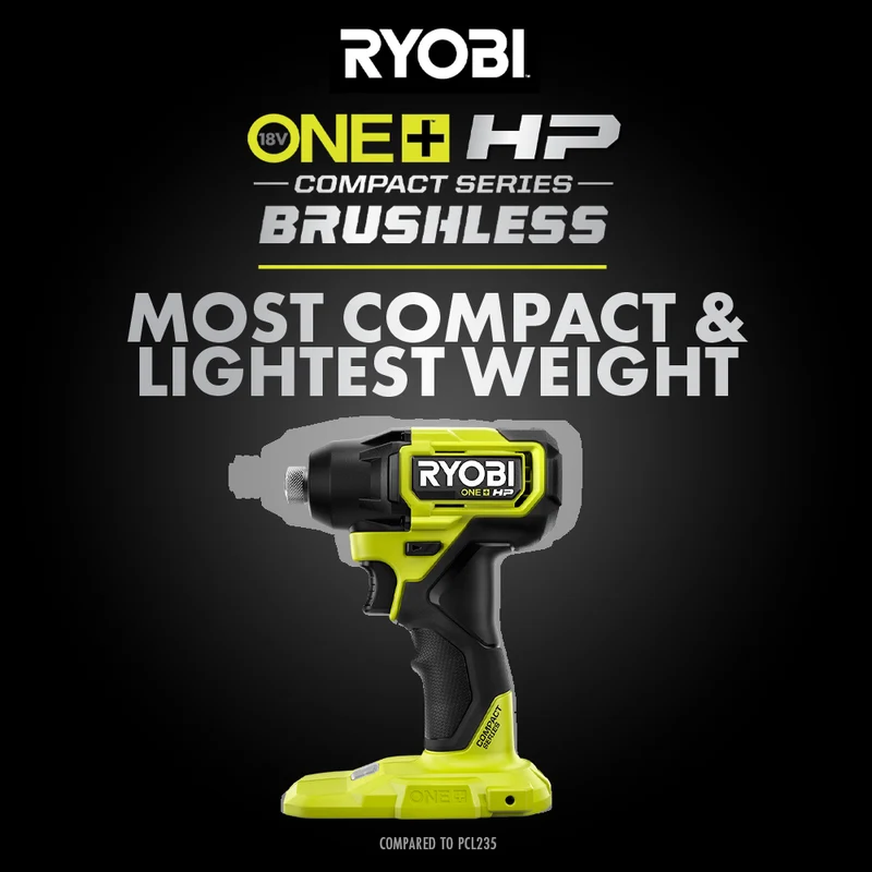 18V ONE+ HP Compact Brushless 1/4" Hex Impact Driver