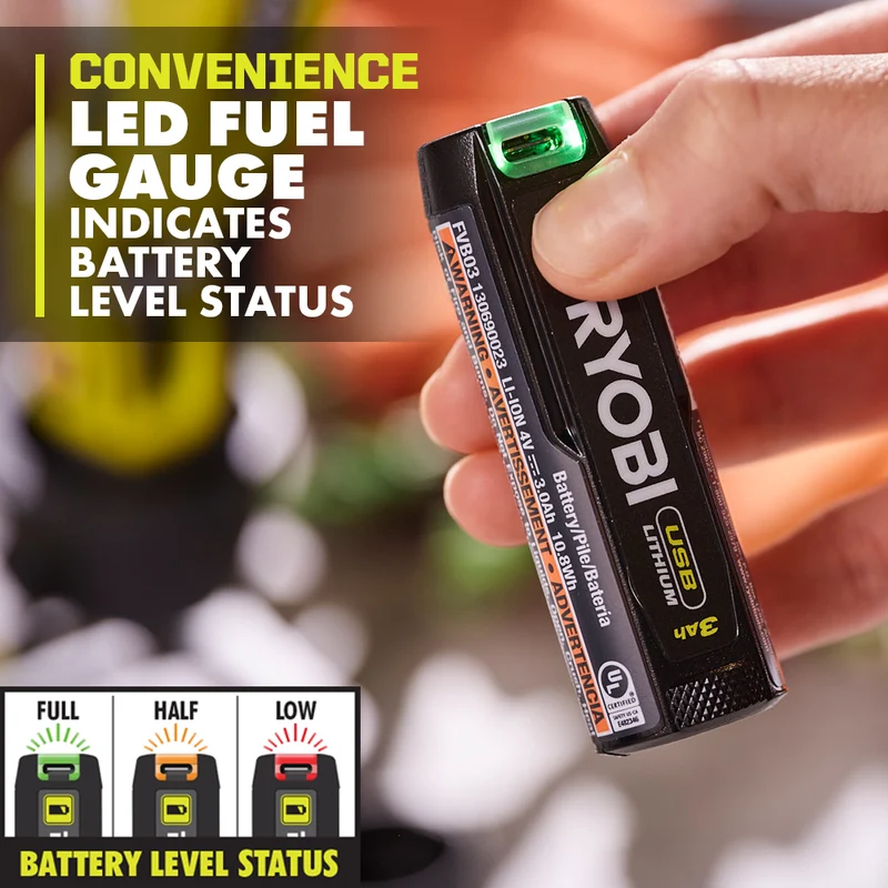USB Lithium 3AH Lithium Rechargeable Battery