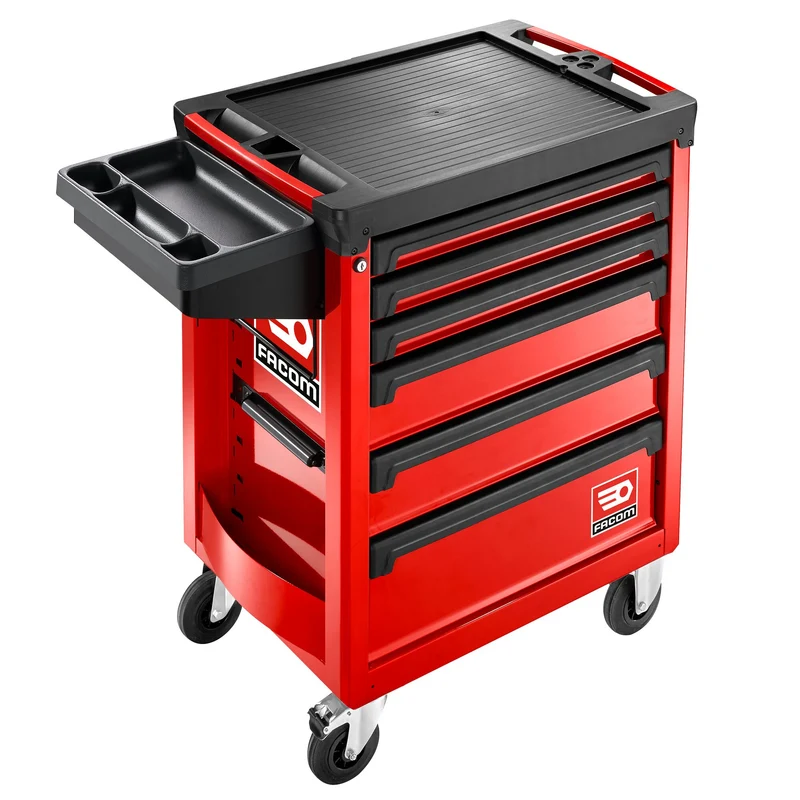 ROLL.6M3A - Servante ROLL, 6 tiroirs, 569 x 421 mm - 3 modules par tiroir