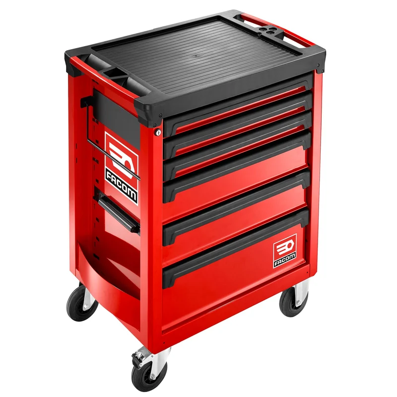 ROLL.6M3A - Servante ROLL, 6 tiroirs, 569 x 421 mm - 3 modules par tiroir