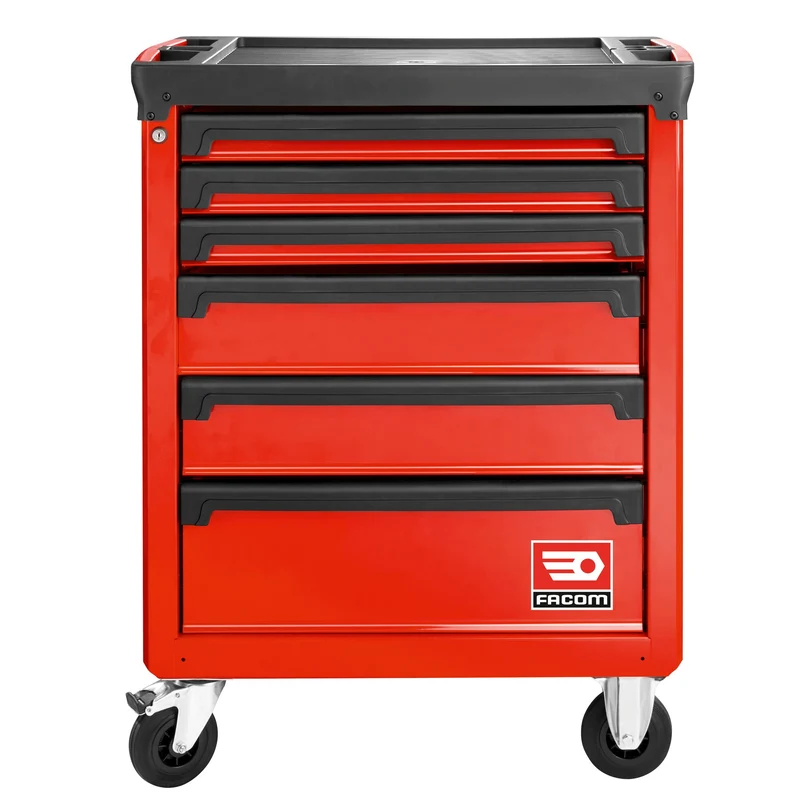 ROLL.6M3A - Servante ROLL, 6 tiroirs, 569 x 421 mm - 3 modules par tiroir