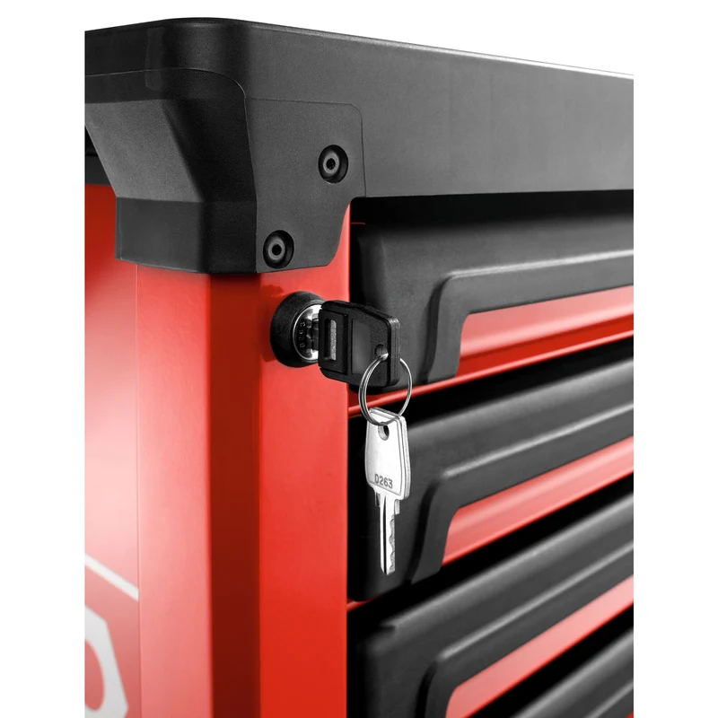 ROLL.6M3A - Servante ROLL, 6 tiroirs, 569 x 421 mm - 3 modules par tiroir