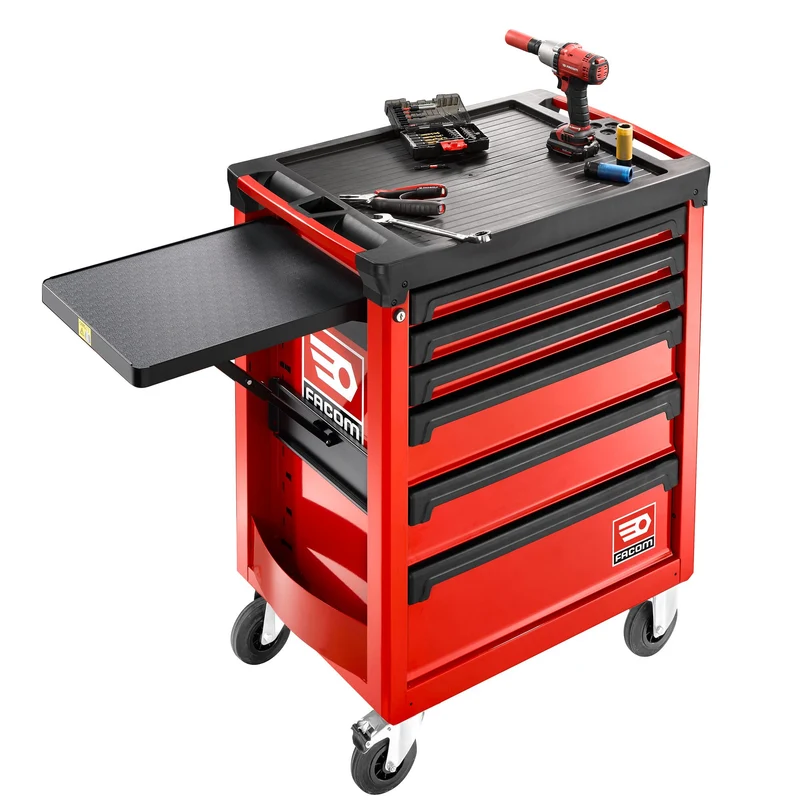 ROLL.6M3A - Servante ROLL, 6 tiroirs, 569 x 421 mm - 3 modules par tiroir